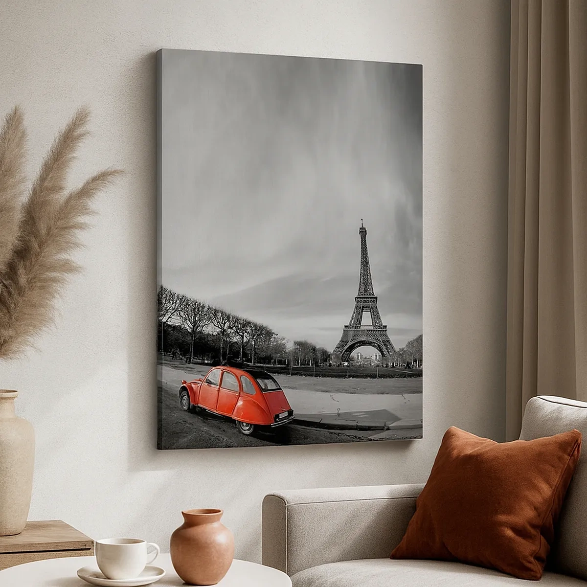 Lærredstryk - Billede på lærred - Mere parisisk end Paris selv - 50x70 cm
