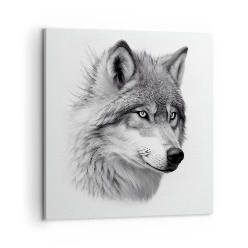 Lærredstryk - Billede på lærred - Alpha - uden tvivl - 50x50 cm