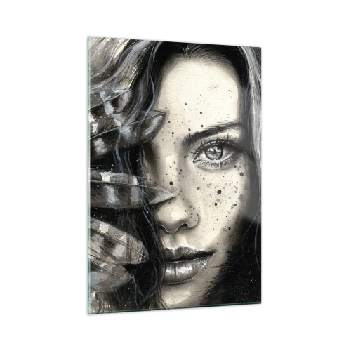 Billede på glas - Vild skønhed - 50x70 cm