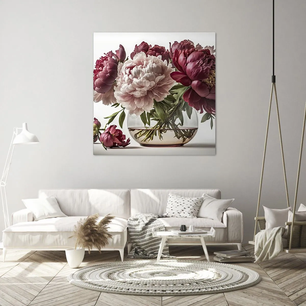 Lærredstryk - Billede på lærred - I fuldt flor af skønhed - 30x30 cm