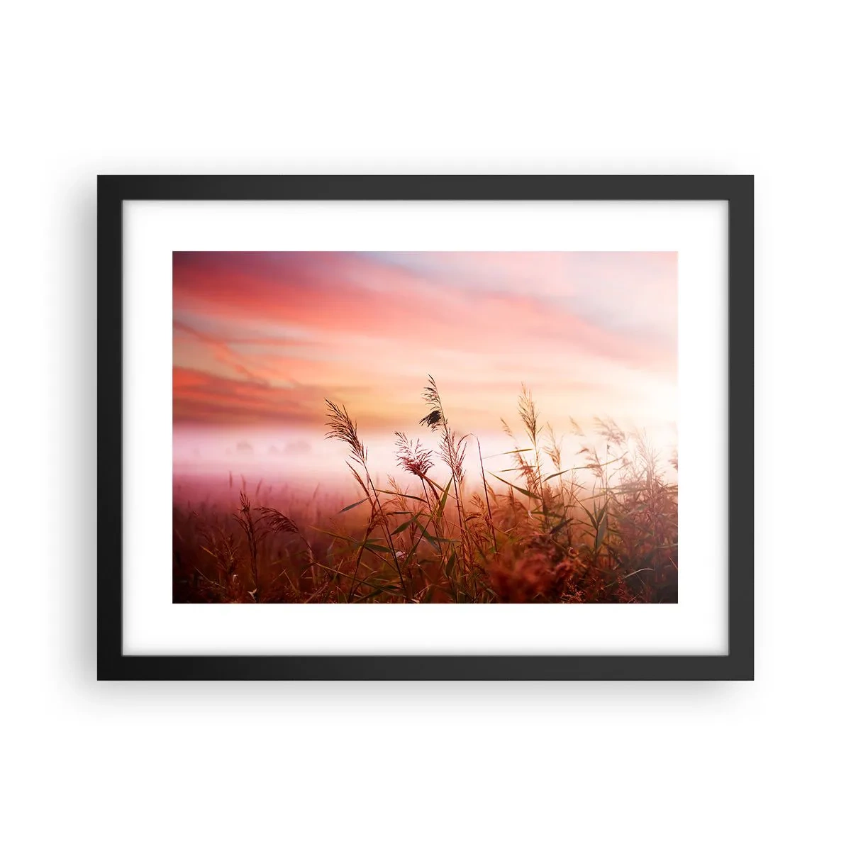 Plakat i sort ramme - Drager, blæsere, vind - 40x30 cm