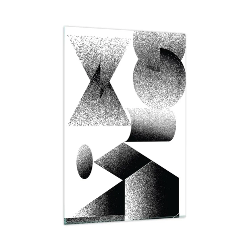 Billede på glas - Vinkler og ovaler - 80x120 cm