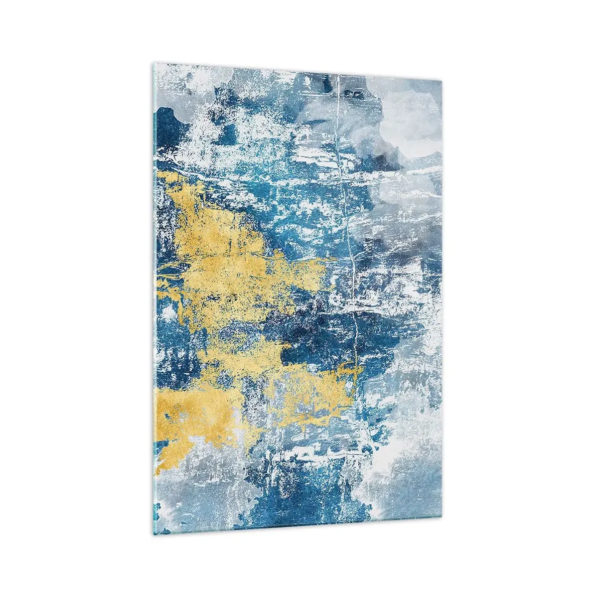 Billede på glas - En fredfyldt abstraktion - 70x100 cm