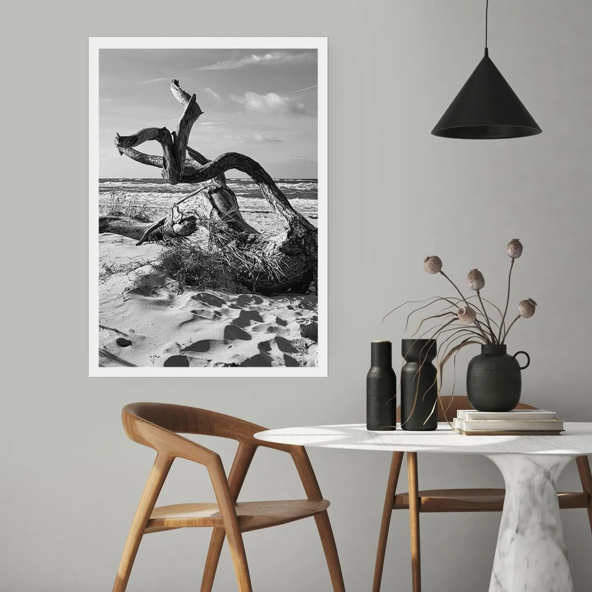 Plakat - Havets skulptur - 30x40 cm