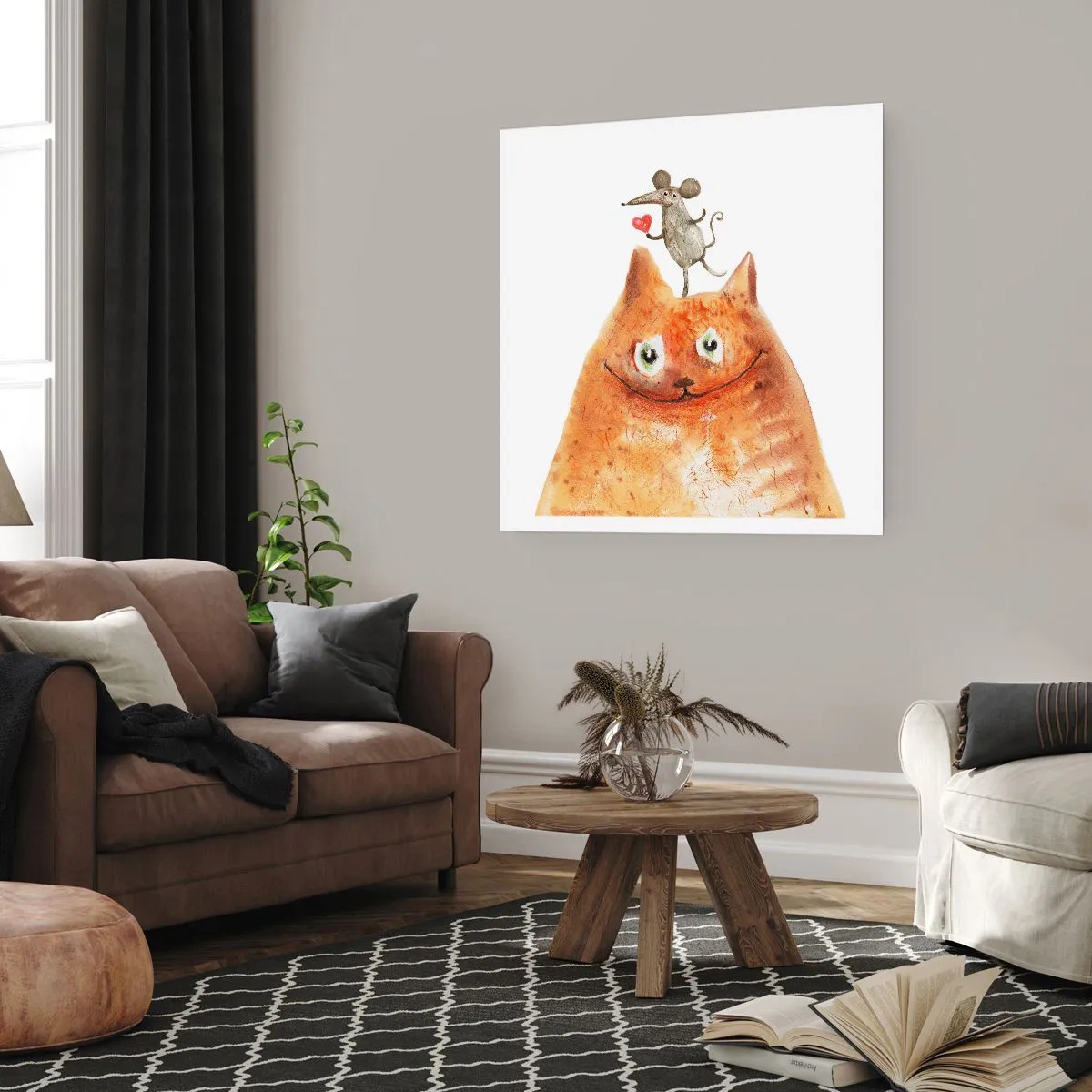 Plakat - Kærlighedens paradokser - 30x30 cm