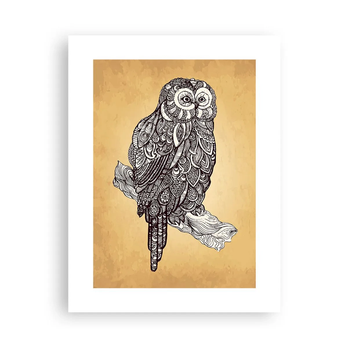 Plakat - Indviklede ornamenter af visdom - 30x40 cm