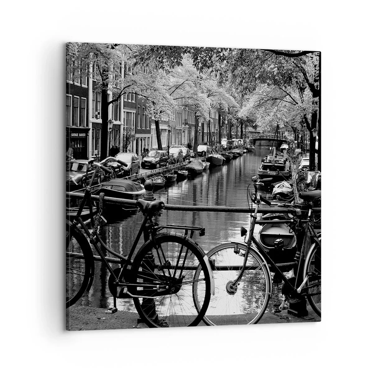 Lærredstryk - Billede på lærred - En meget hollandsk udsigt - 50x50 cm