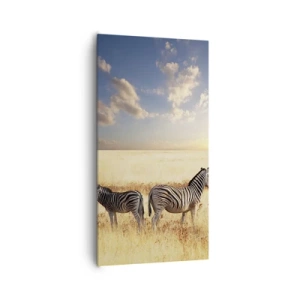 Lærredstryk - Billede på lærred - Gå væk, forstyrr ikke freden - 65x120 cm