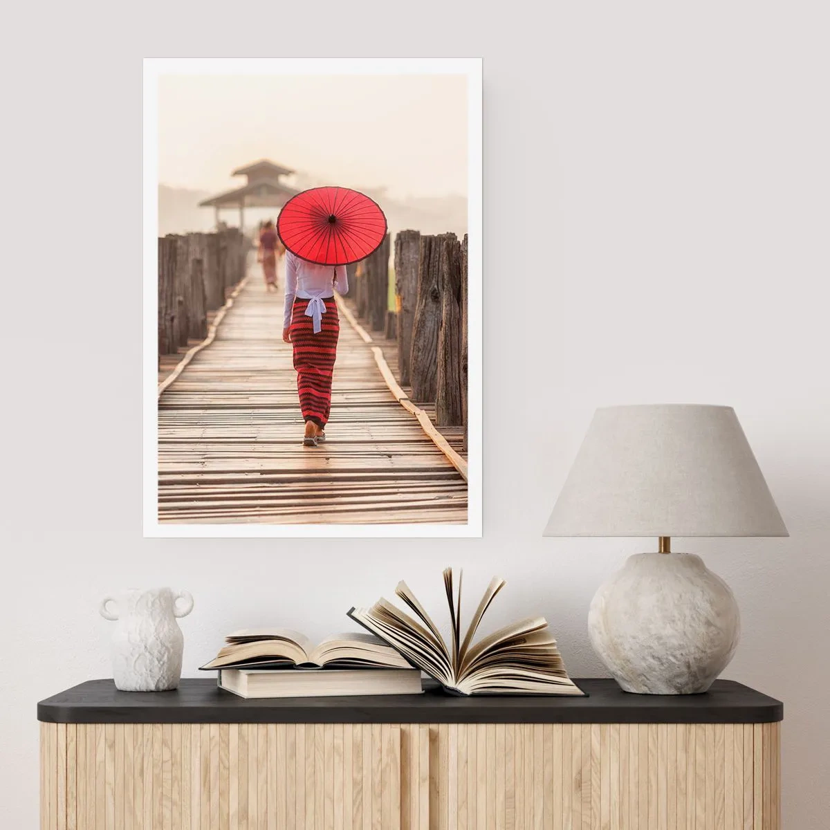 Plakat - På den gamle bro - 50x70 cm