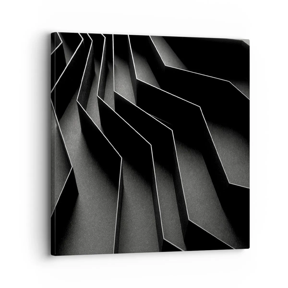 Lærredstryk - Billede på lærred - Rumlig orden - 30x30 cm