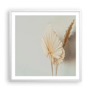 Plakat i hvid ramme - Når du har brug for trøst - 60x60 cm