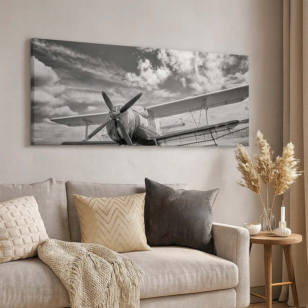 Lærredstryk - Billede på lærred - Jeg kan ikke vente! - 30x30 cm