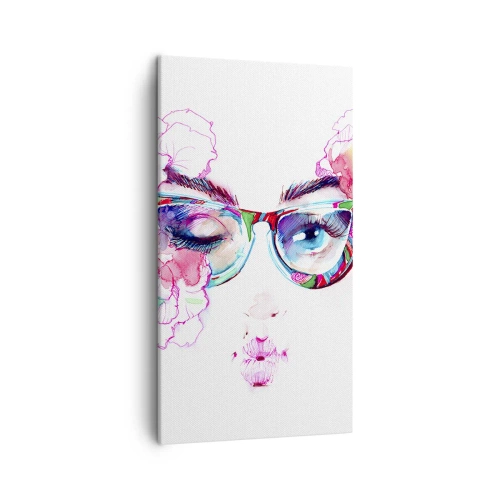 Lærredstryk - Billede på lærred - Et fristende løfte - 45x80 cm