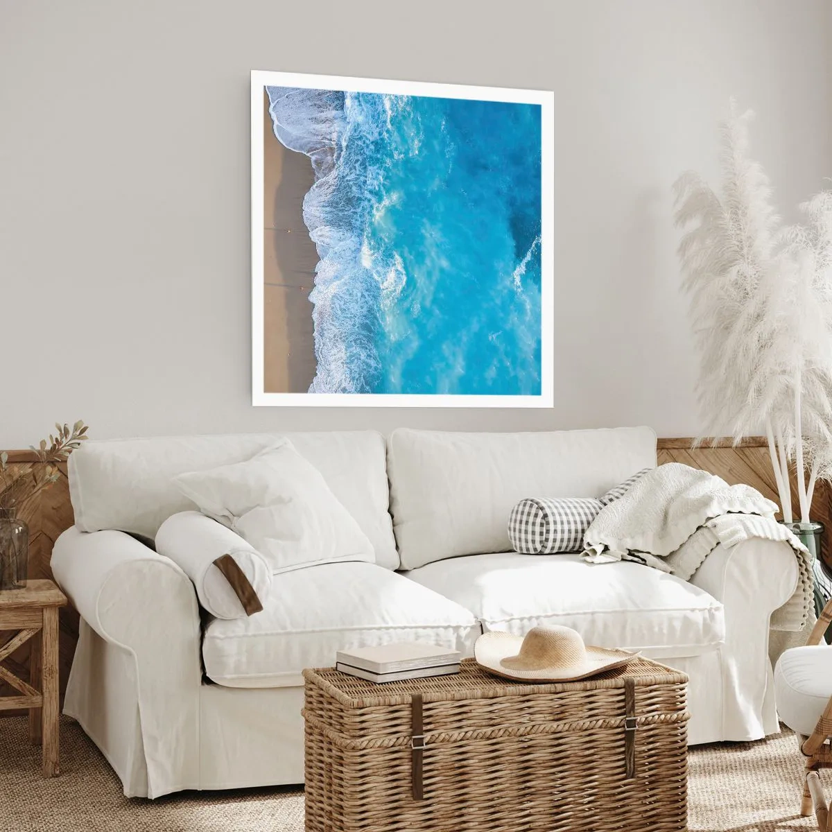 Plakat - Den blå kraft - 40x40 cm