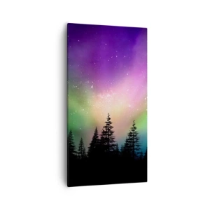 Lærredstryk - Billede på lærred - Hvid magi - 55x100 cm