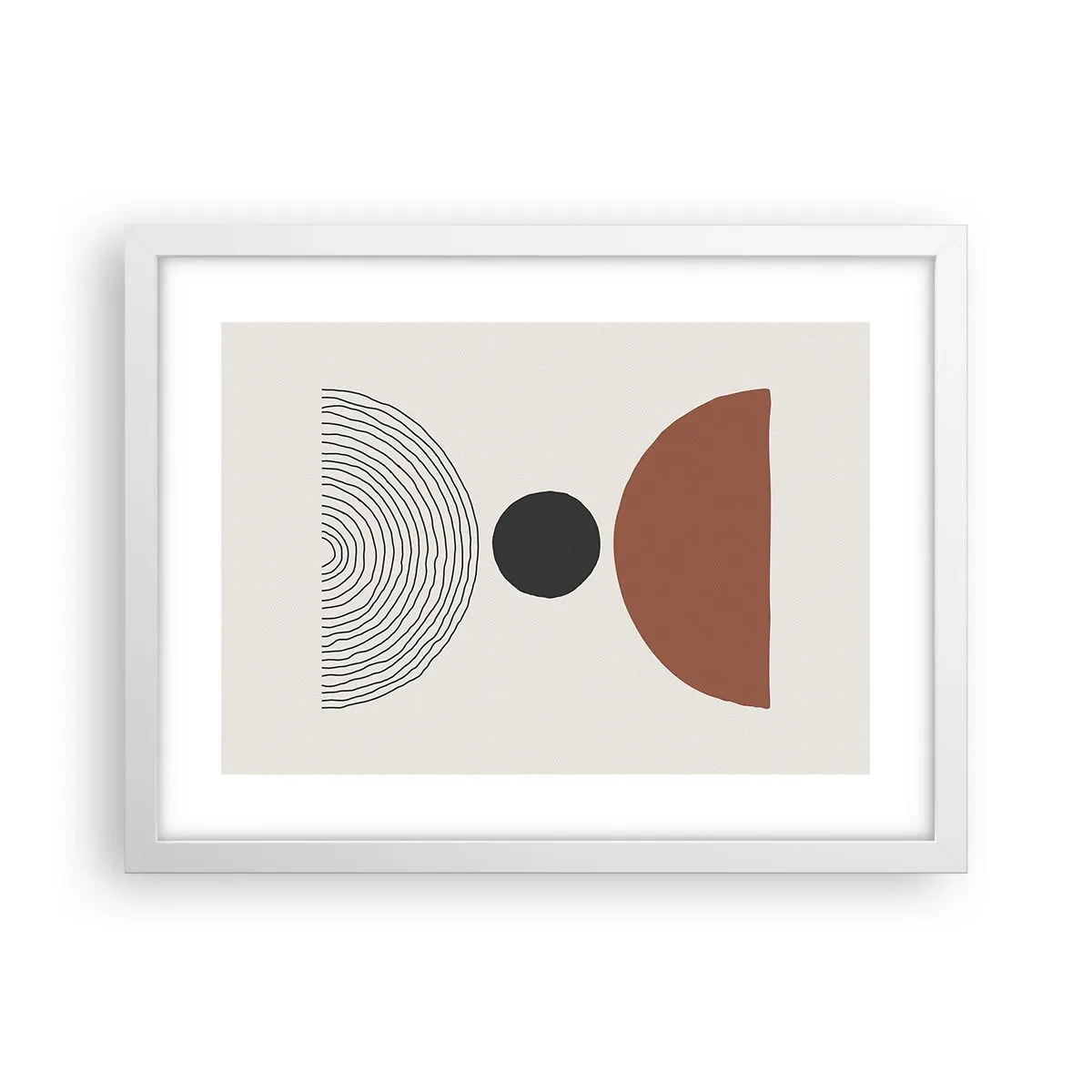 Plakat i hvid ramme - I rampelyset - 40x30 cm