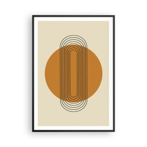 Plakat i sort ramme - Den perfekte plan - 70x100 cm