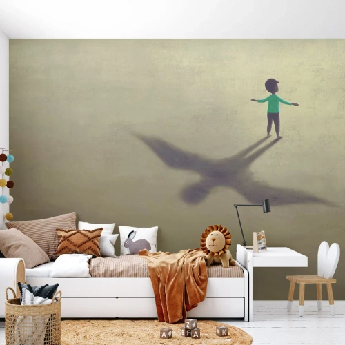 Fototapet Standard Eco - Fremtidens helt - Abstraktion, Fantasi, Stykke - 450x315 cm