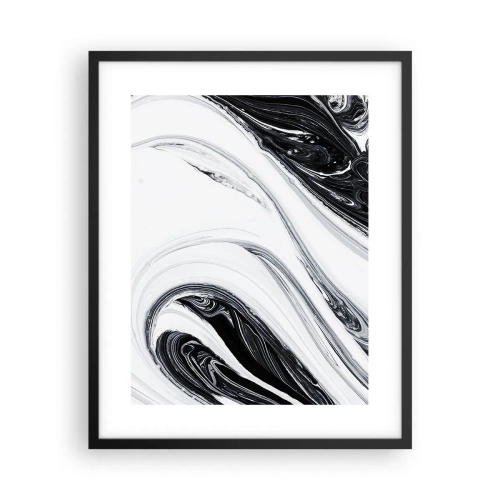 Plakat i sort ramme - Kombination af modsætninger - 40x50 cm