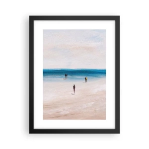 Plakat i sort ramme - Et naturligt behov - 30x40 cm