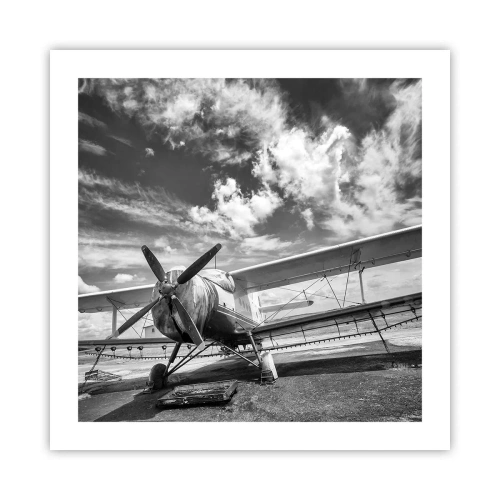 Plakat - Jeg kan ikke vente! - 50x50 cm