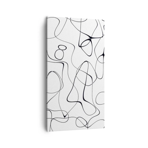 Lærredstryk - Billede på lærred - Livets veje, skæbnens omskiftelser - 45x80 cm