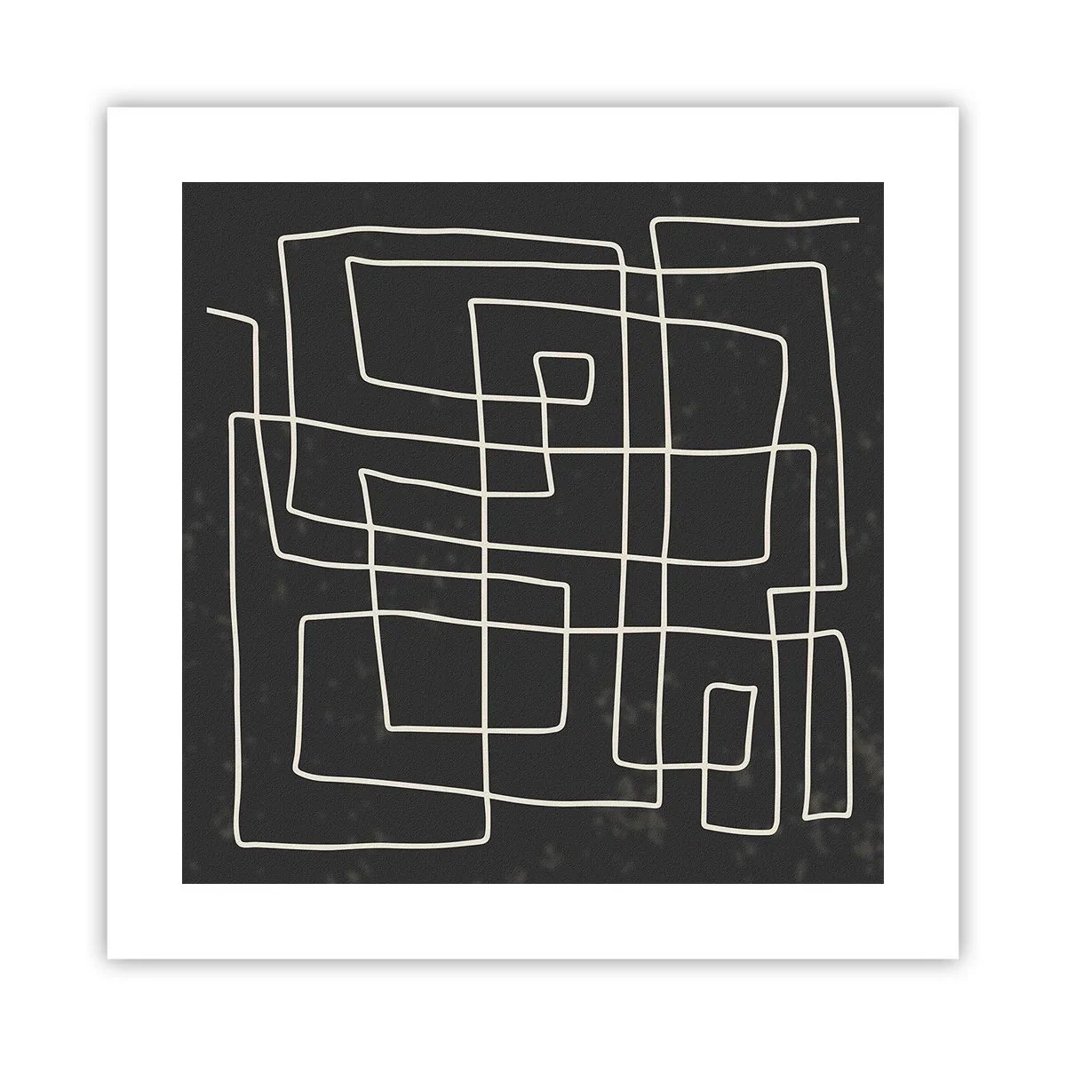 Plakat - Ikke helt så enkel - 40x40 cm