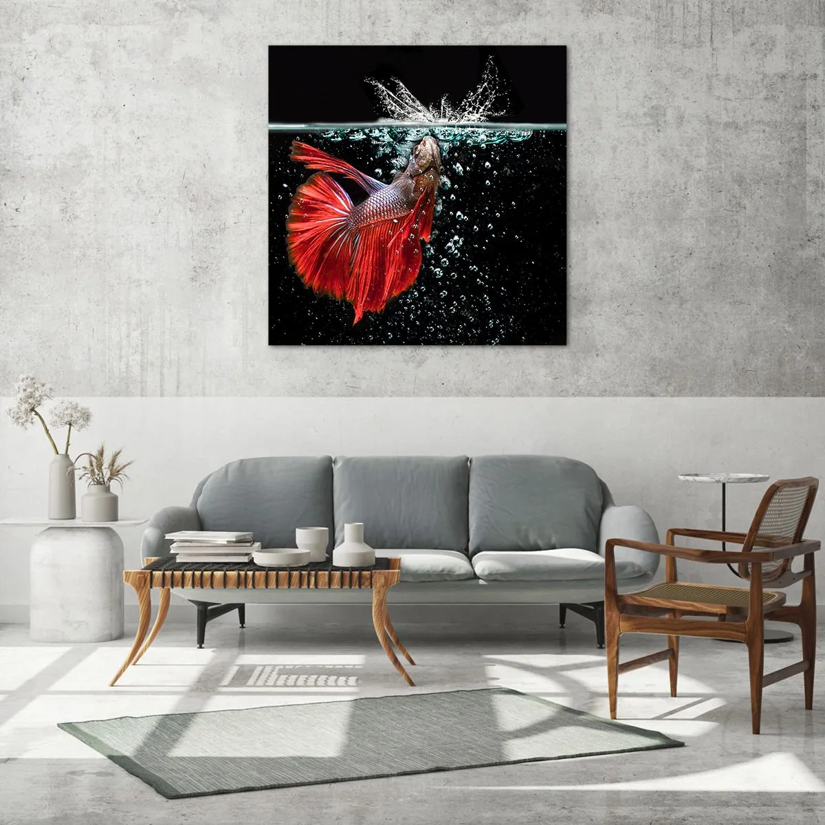 Billede på glas - Du har tre ønsker - 60x60 cm