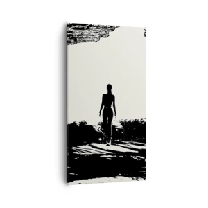Lærredstryk - Billede på lærred - Et nyt udseende - 55x100 cm