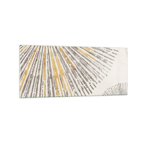 Billede på glas - Skønheden i en rokke - 120x50 cm