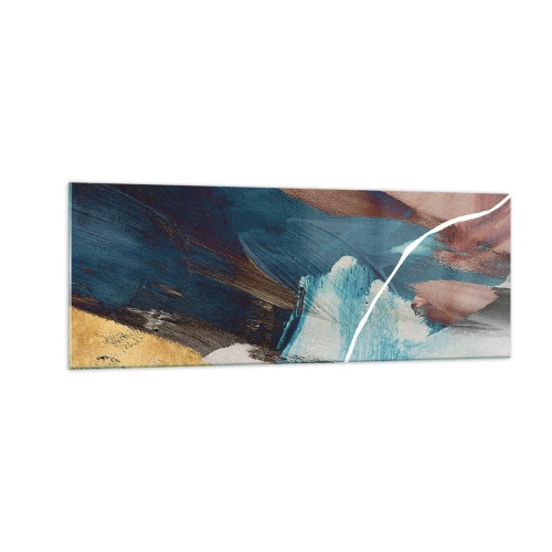 Billede på glas - Med flair og energi - 140x50 cm