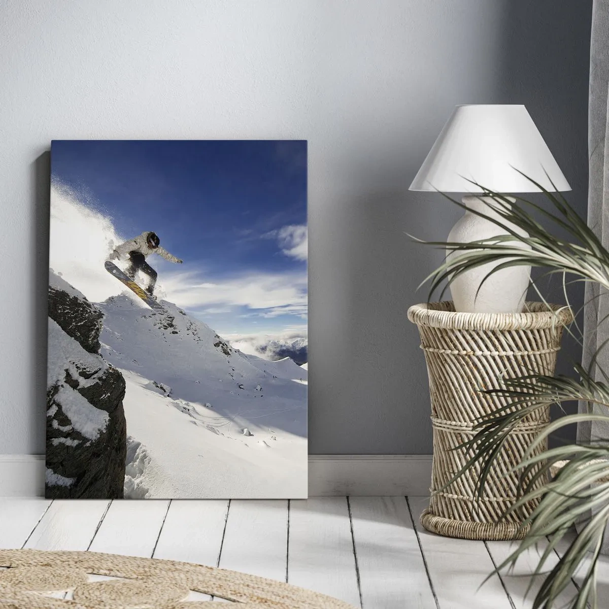 Lærredstryk - Billede på lærred - Frihed uden grænser - 45x80 cm