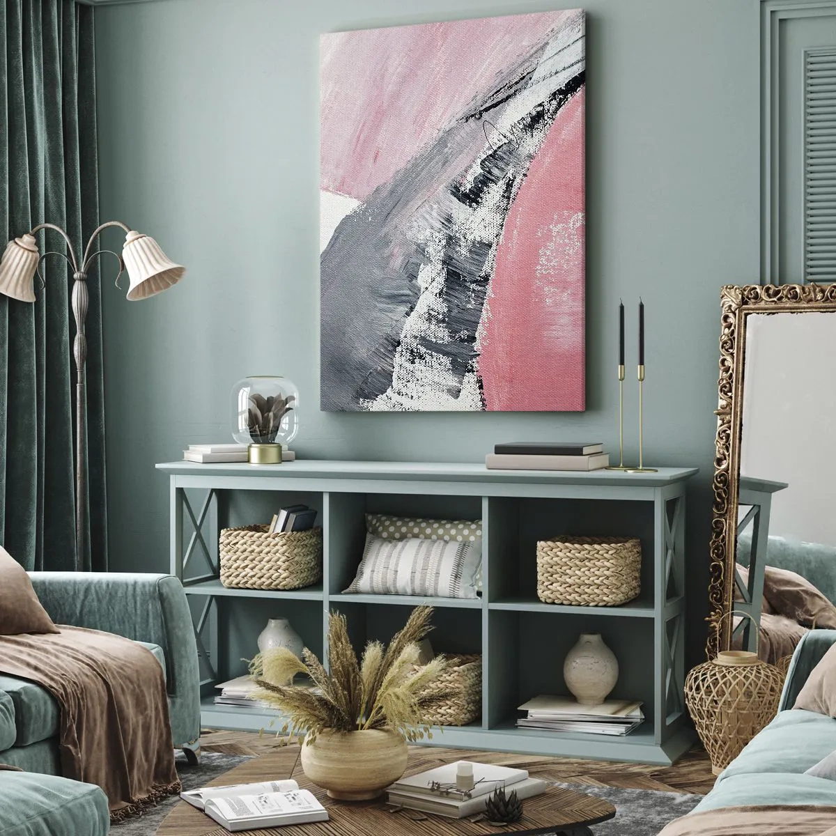 Lærredstryk - Billede på lærred - Matchende sammensætning - 50x70 cm