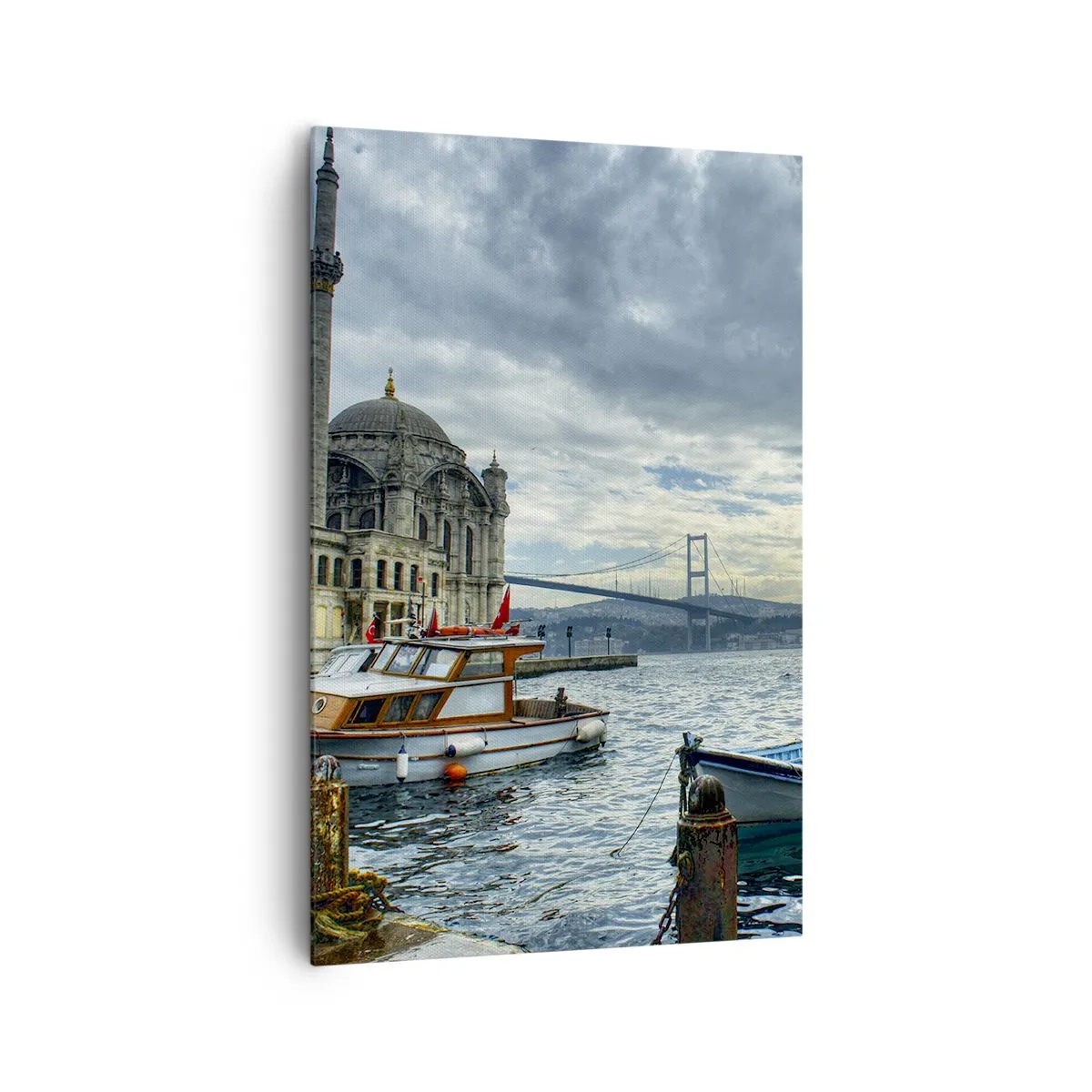 Lærredstryk - Billede på lærred - På grænsen mellem verdener - 80x120 cm