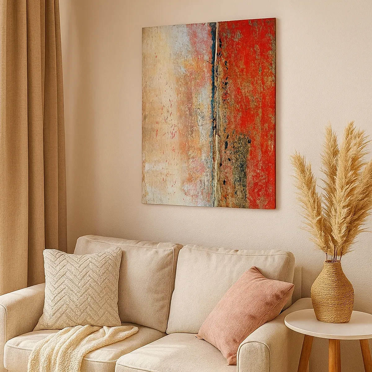 Lærredstryk - Billede på lærred - Måske er det havet - 50x70 cm