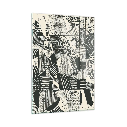 Billede på glas - Nutidens dynamik - 50x70 cm