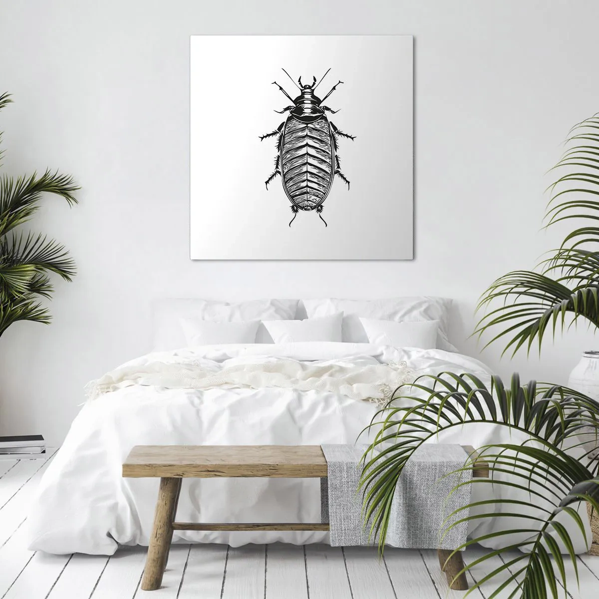 Lærredstryk - Billede på lærred - Sikke et eksemplar! - 60x60 cm