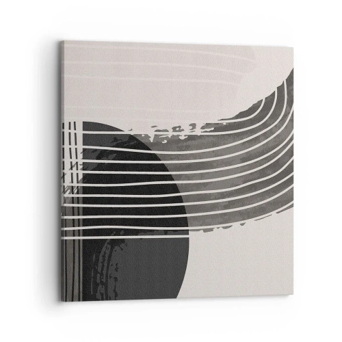 Lærredstryk - Billede på lærred - Derhen og tilbage - 70x70 cm