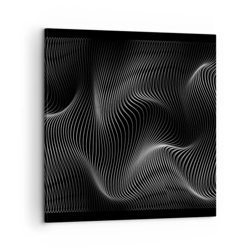 Lærredstryk - Billede på lærred - Lysets dans i rummet - 60x60 cm