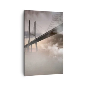 Lærredstryk - Billede på lærred - På en flod, der ikke eksisterer - 80x120 cm