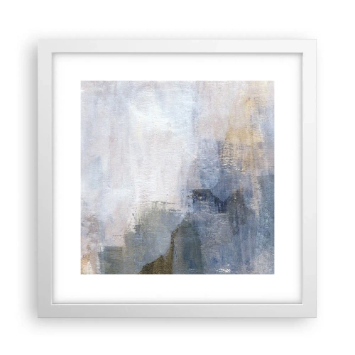 Plakat i hvid ramme - Farvetoner og akkorder - 30x30 cm