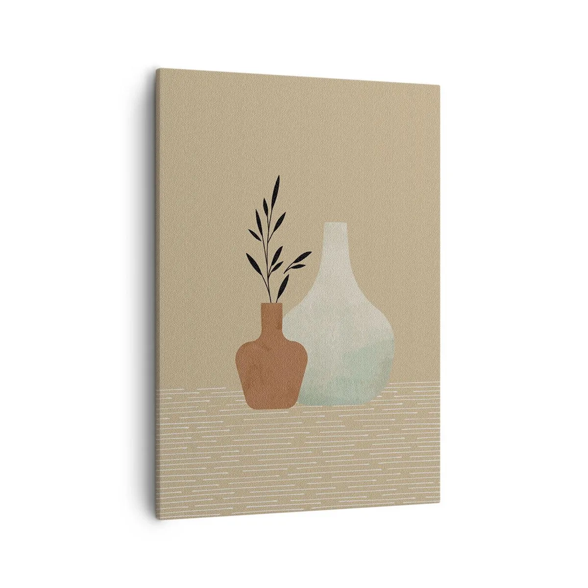 Lærredstryk - Billede på lærred - Vase og dens idé - 50x70 cm