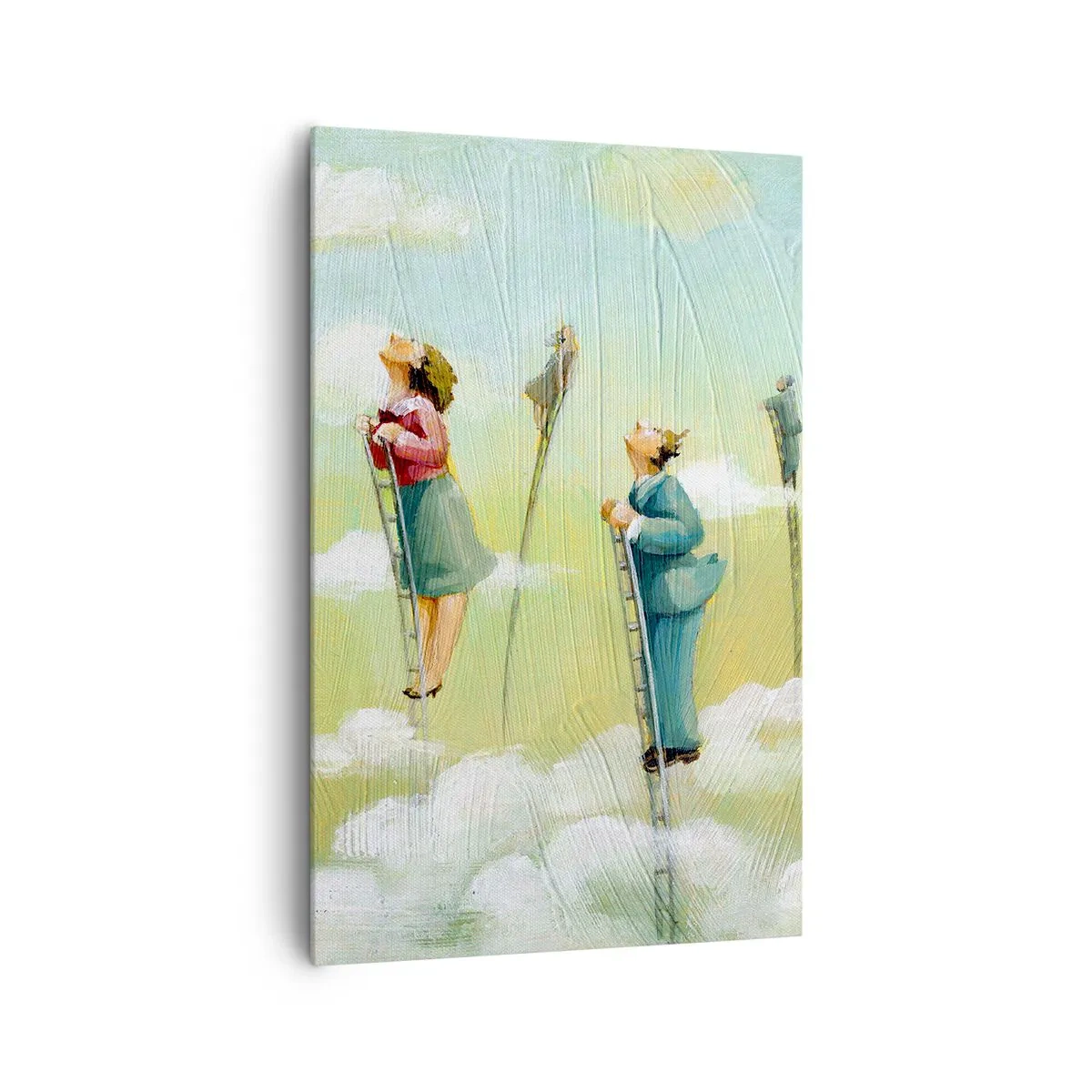 Lærredstryk - Billede på lærred - Bag din drøm - 80x120 cm