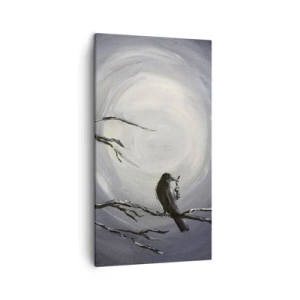 Lærredstryk - Billede på lærred - Nøglen til nattens mysterium - 45x80 cm