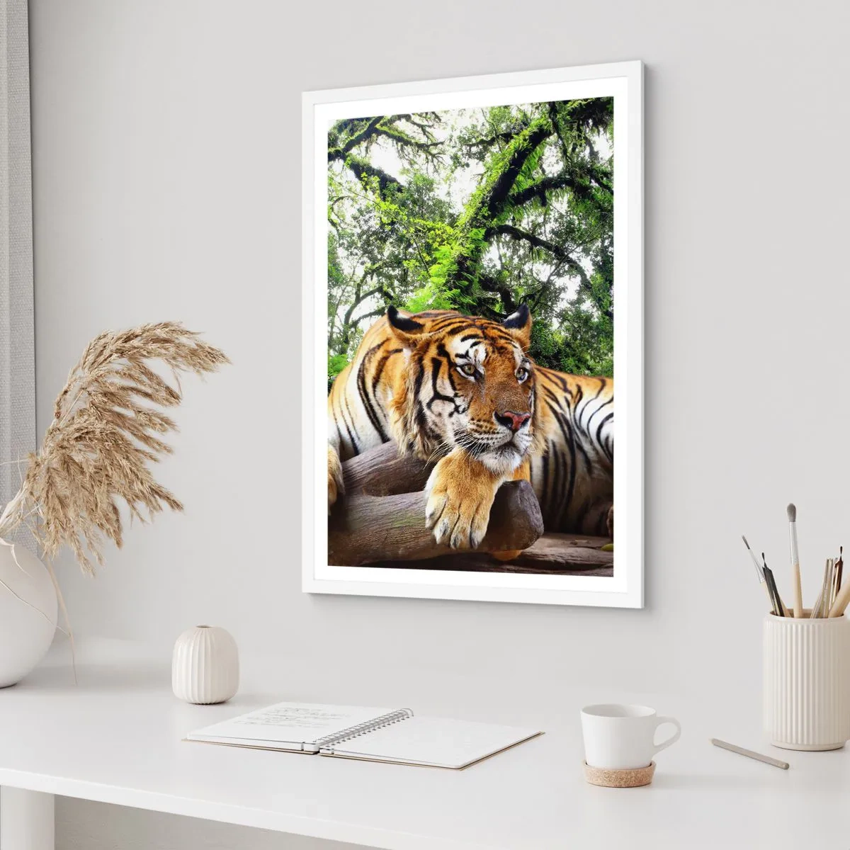 Plakat i hvid ramme - Med venlig hilsen - 50x70 cm