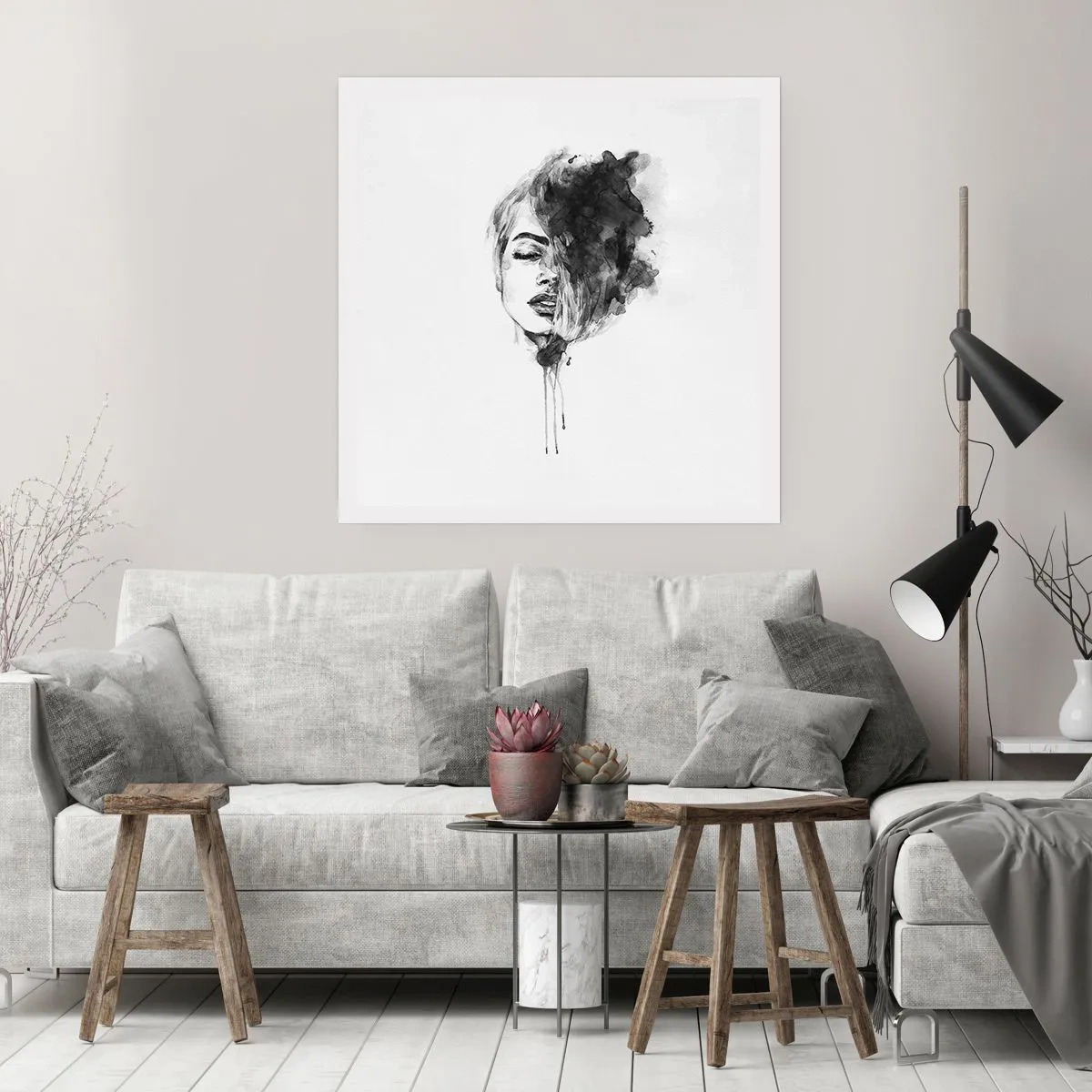 Plakat - Hvad piger drømmer om - 40x40 cm