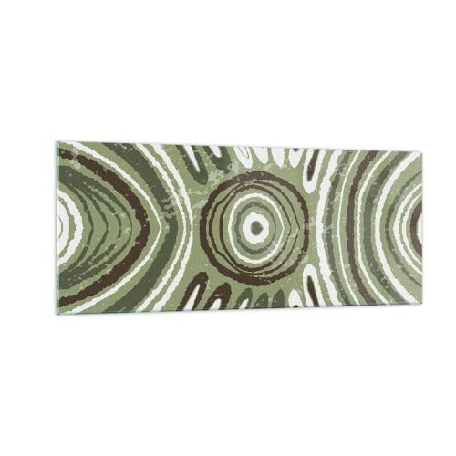 Billede på glas - Eksplosion af følelser - 100x40 cm
