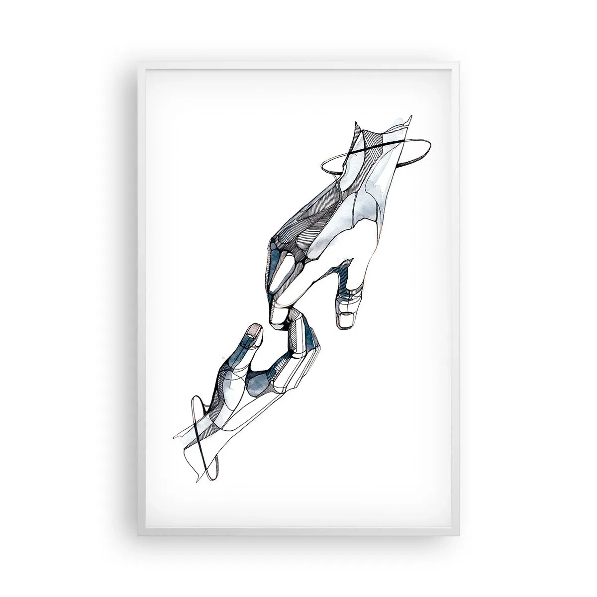 Plakat i hvid ramme - En god gestus - 61x91 cm