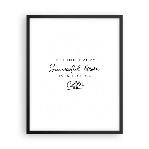 Plakat i sort ramme - Hemmeligheden bag succes - 40x50 cm