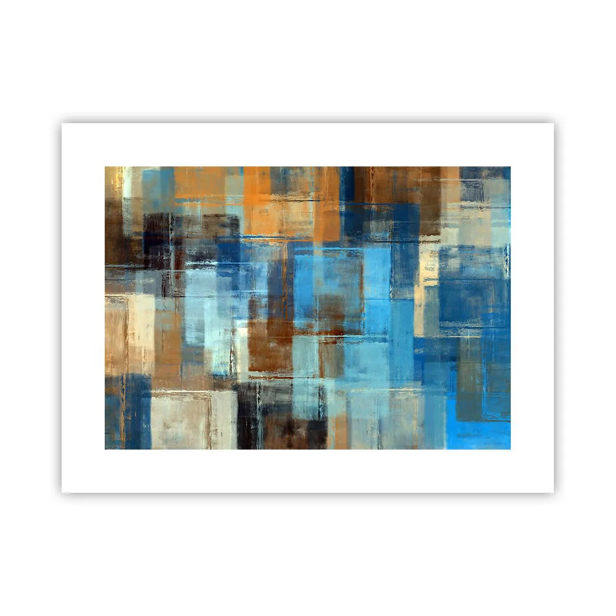 Plakat - Gennem det blå slør - 40x30 cm